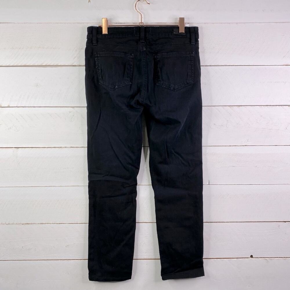 PAIGE Black Peg Skinny Jeans Low Rise Size 27‎